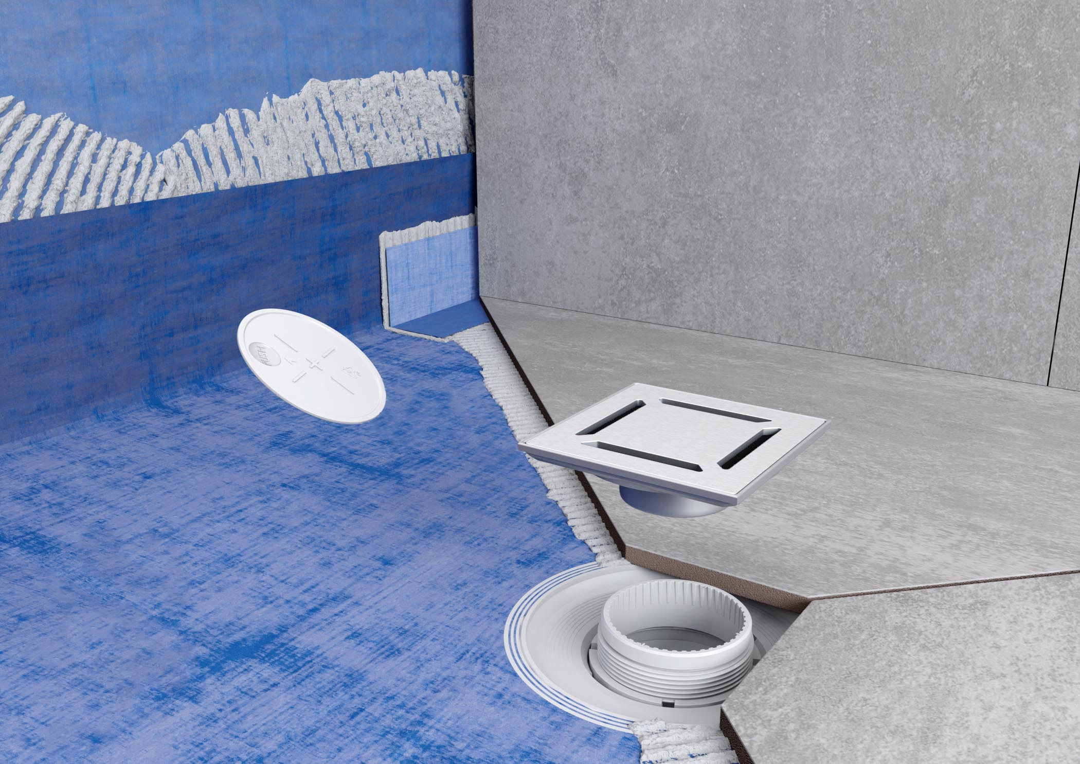 Point Drain Shower Pan Gruen Systems US