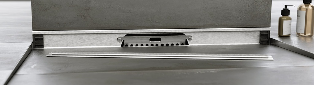 WallLine Shower Drain Cover Set